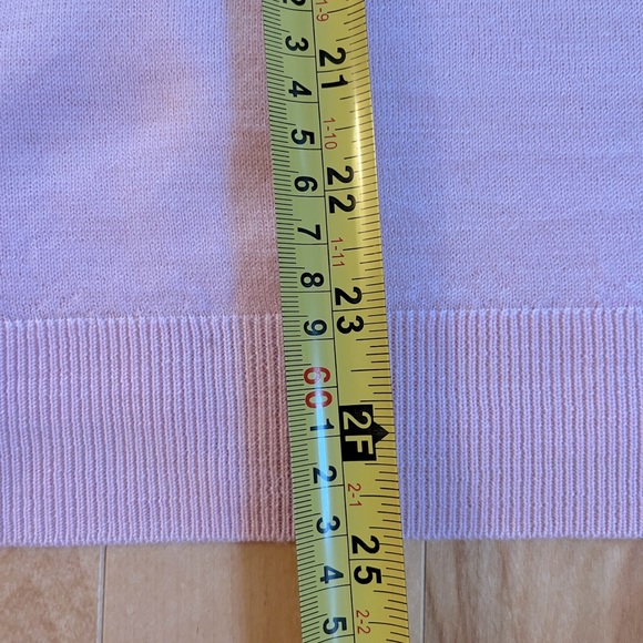 New Without Tags 100% Merino Wool Sweater in Light Pink - XL - Picture 7 of 7